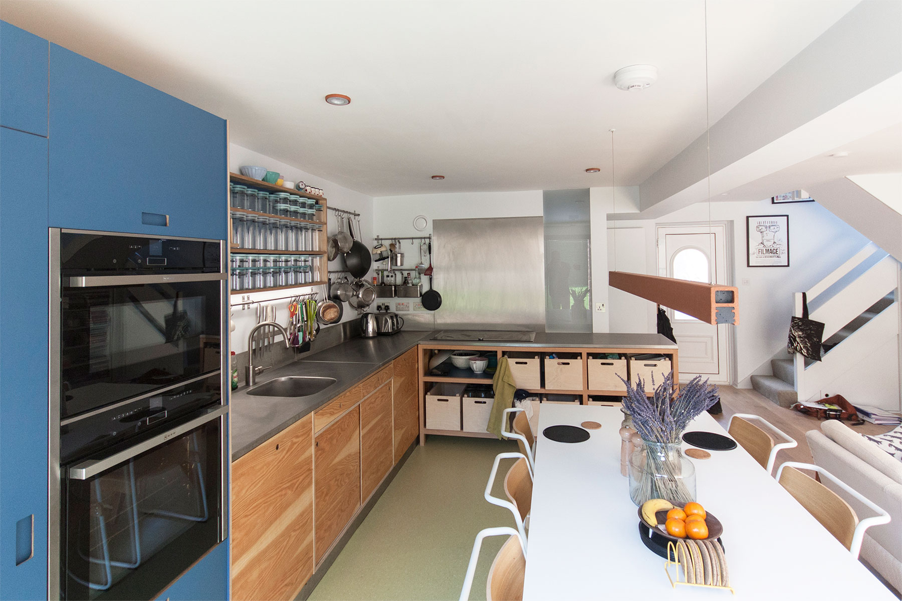 This kitchen/diner was an essential part of the renovation of a 1960s terraced house in New Cross